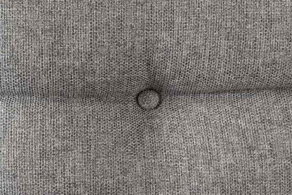 Riess-Ambiente Sitzbänke|Samt Möbel > Moderne Sitzbank BIG GEORGE 160cm grau Samt Strukturstoff Taschenfederkern Metall