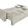 Riess-Ambiente Skandinavisch|3-Sitzer Sofa > Modernes Schlafsofa DIAMOND 235cm taupe Chenille Cremona mit Stauraum 3-Sitzer Couch