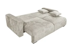 Riess-Ambiente Skandinavisch|3-Sitzer Sofa > Modernes Schlafsofa DIAMOND 235cm taupe Chenille Cremona mit Stauraum 3-Sitzer Couch