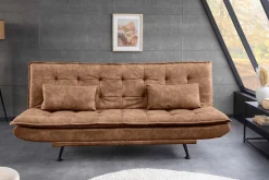 Riess-Ambiente 3-Sitzer Sofa > Modernes Schlafsofa JAZZ 190cm antik braun Microfaser 3-Sitzer Couch