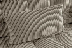 Riess-Ambiente 3-Sitzer Sofa > Modernes Schlafsofa JAZZ 190cm greige Cord 3-Sitzer Couch