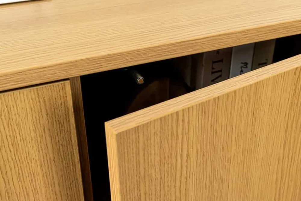 Riess-Ambiente Skandinavisch|Sideboards & Kommoden > Modernes Sideboard VALHALLA WOOD 160cm natur Eichenholz Kommode