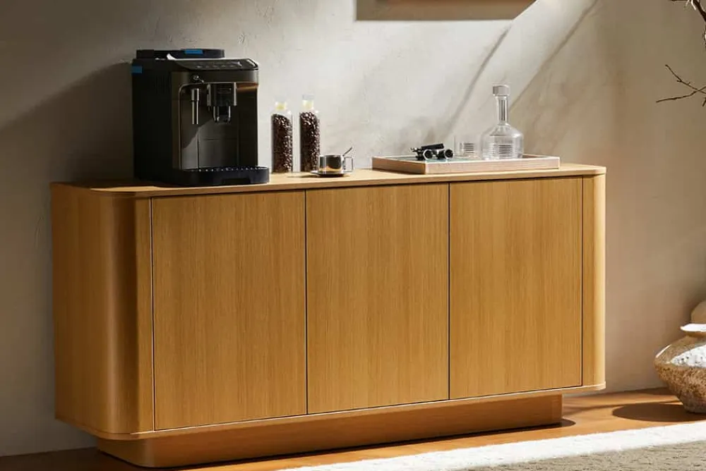 Riess-Ambiente Skandinavisch|Sideboards & Kommoden > Modernes Sideboard VALHALLA WOOD 160cm natur Eichenholz Kommode