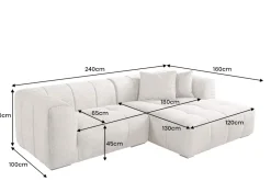 Riess-Ambiente Skandinavisch|Ecksofa ><noscript><img width=