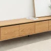 Riess-Ambiente Skandinavisch|Industrial Loft > Modernes TV-Board ATELIER 200cm natur Eiche schwarz Metall Lowboard