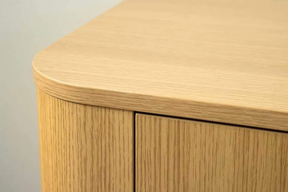 Riess-Ambiente Skandinavisch|Tv- & Lowboards > Modernes TV-Board VALHALLA WOOD 160cm natur Eichenholz Lowboard mit Stauraum