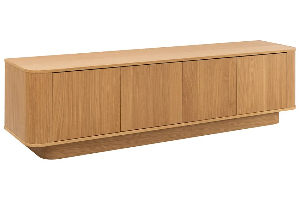 Riess-Ambiente Skandinavisch|Tv- & Lowboards > Modernes TV-Board VALHALLA WOOD 180cm natur Eichenholz Lowboard mit Stauraum