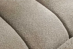 Riess-Ambiente Xxl Sofa > Modernes XXL Sofa ADLON 255cm champagner greige Bouclé Bigsofa Federkern inkl. Kissen