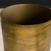 Riess-Ambiente Goldene Möbel|Vasen > Moderne Vase SANDGLASS L 55cm messing Eisen handmade beidseitig nutzbar
