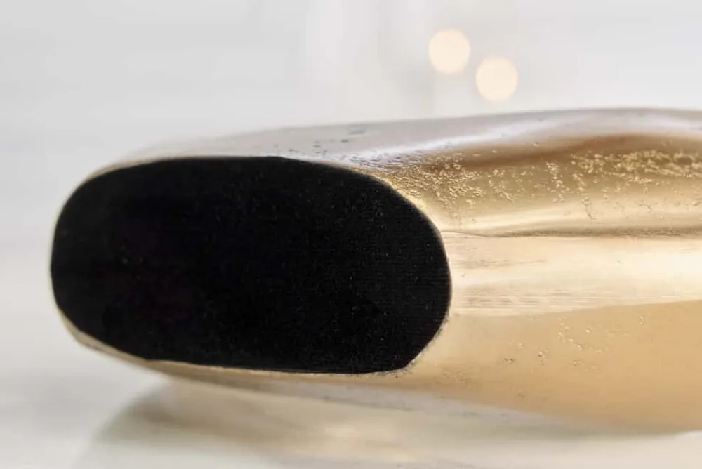 Riess-Ambiente Dekoration|Goldene Möbel > Moderne Vase WAVE 47cm gold Aluminium poliert Dekoration