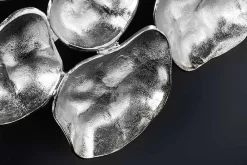 Riess-Ambiente Wanddekoration > Moderne Wanddekoration VARIATION 105cm silber Metall handmade