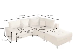 Riess-Ambiente Samt Möbel|Skandinavisch ><noscript><img width=