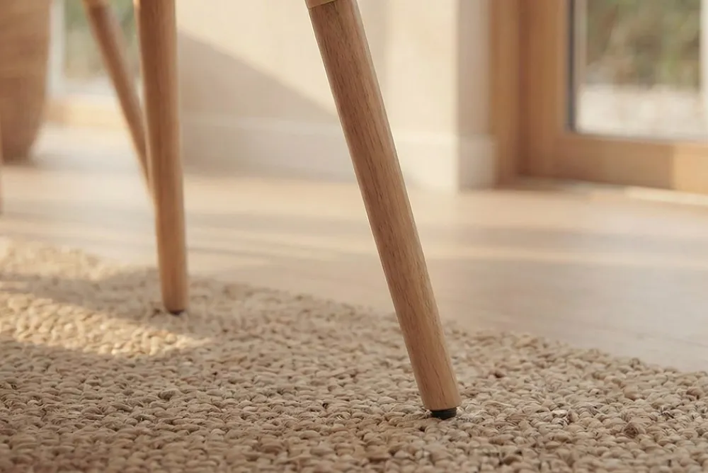 Riess-Ambiente Skandinavisch|Stühle > Nordischer Stuhl SCANDINAVIA MEISTERSTÜCK beige natur Strukturstoff Massivholzbeine