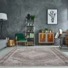 Riess-Ambiente Teppiche > Orientalischer Baumwoll-Teppich PURE UNIQUE 240x160cm hellgrau geometrische Muster