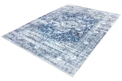 Riess-Ambiente Teppiche > Orientalischer XXL Teppich OLD MARRAKESCH 350x240cm grau blau Flachgewebe