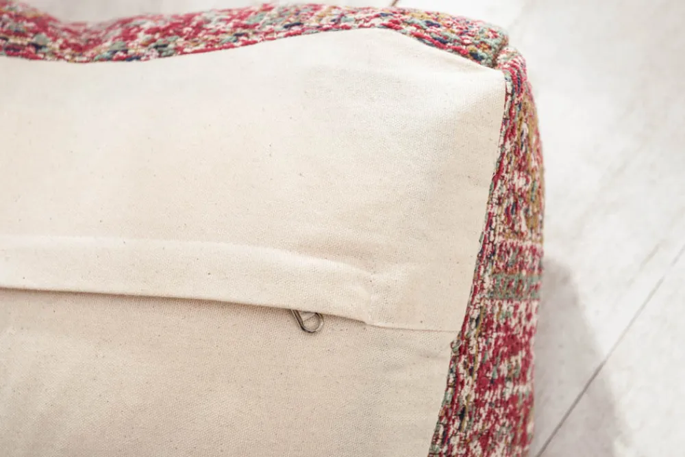 Riess-Ambiente Sitzpoufs|Heimtextilien > Orientalisches Bodenkissen XL OLD MARRAKESCH 70cm rot florales Muster Sitzpouf