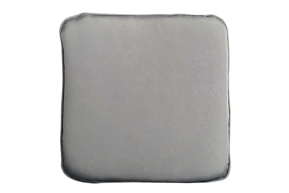 Riess-Ambiente Skandinavisch|Outdoor Kissen > Outdoor Auflage COMFORT LINE 40x40cm anthrazit Sitzkissen für Gartenstuhl