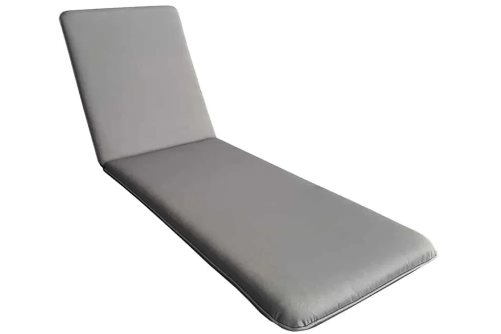 Riess-Ambiente Skandinavisch|Outdoor Kissen > Outdoor Auflage COMFORT LINE 60x192cm anthrazit Polsterkissen für Sonnenliege