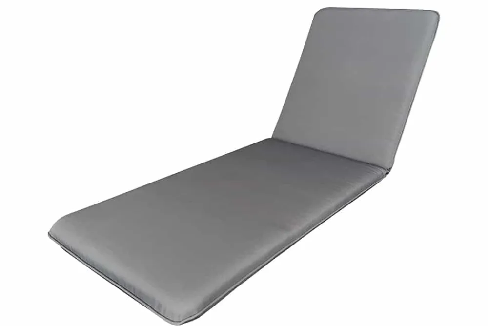 Riess-Ambiente Skandinavisch|Outdoor Kissen > Outdoor Auflage COMFORT LINE 60x192cm anthrazit Polsterkissen für Sonnenliege