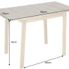 Riess-Ambiente Mehr...|Massivholztische > Outdoor Balkontisch BALI 110cm natur hell Akazienholz ausklappbar wetterfest