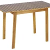 Riess-Ambiente Gartentische > Outdoor Balkontisch BALI 110cm natur honey Akazienholz ausklappbar wetterfest