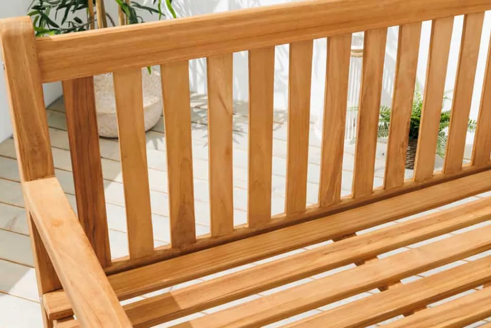 Riess-Ambiente Mehr...|Massivholz Gartenmöbel > Outdoor Gartenbank EMPIRE TEAK 120cm natur Massivholz