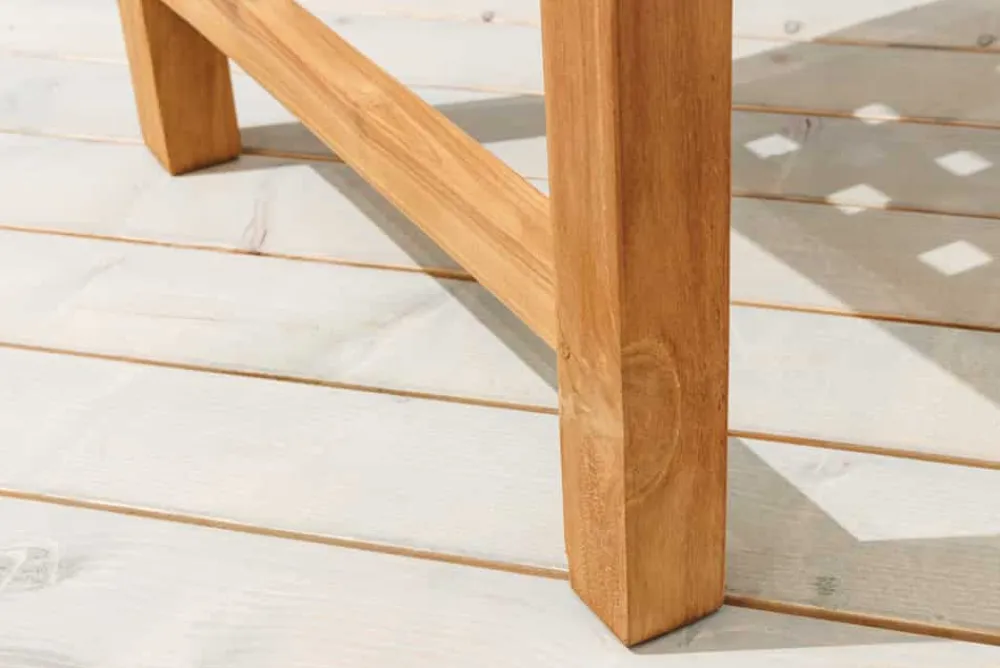 Riess-Ambiente Mehr...|Massivholz Gartenmöbel > Outdoor Gartenbank EMPIRE TEAK 120cm natur Massivholz