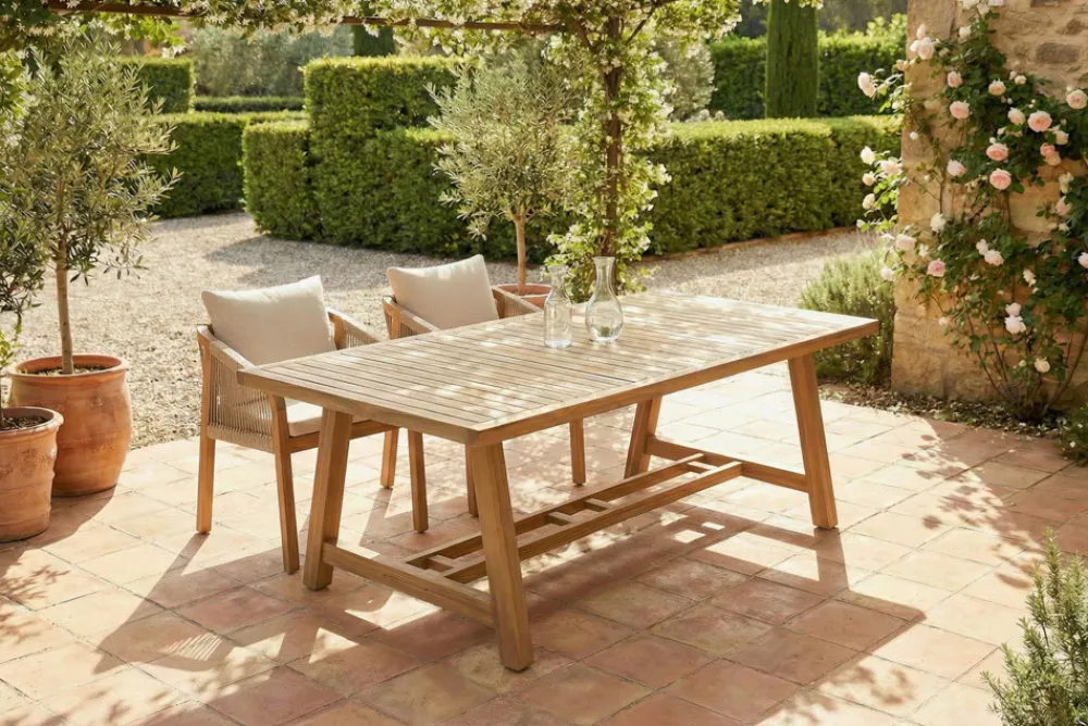 Riess-Ambiente Mehr...|Massivholz Gartenmöbel > Outdoor Garten-Esstisch BALI 210cm natur Akazienholz wetterfest