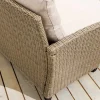 Riess-Ambiente Sitzgruppen > Outdoor Garten-Lounge MONACO 190cm natur Polyrattan Sitzecke inkl. Kissen wetterfest