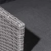 Riess-Ambiente Gartenstühle > Outdoor Gartenstuhl SYLT grau Polyrattan Hochlehner mit Armlehne verstellbar wetterfest