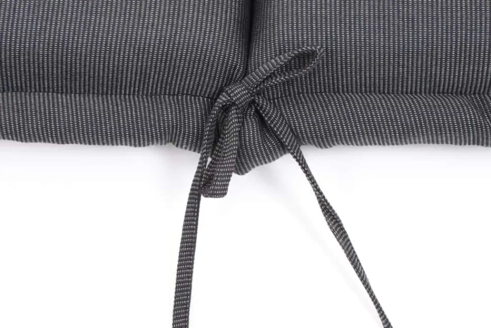 Riess-Ambiente Outdoor Kissen > Outdoor Kissen ROG 45x186cm anthrazit Sitzkissen Polster-Auflage für Deckchair