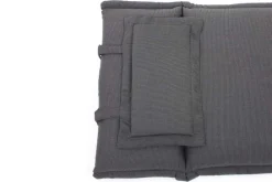 Riess-Ambiente Outdoor Kissen > Outdoor Kissen ROG 46x119cm anthrazit Sitzkissen Polster-Auflage für Hochlehner