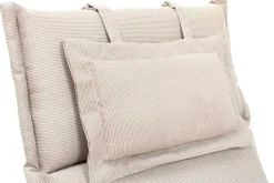 Riess-Ambiente Outdoor Kissen > Outdoor Kissen ROG 46x119cm beige Sitzkissen Polster-Auflage für Hochlehner