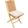 Riess-Ambiente Outdoor Kissen > Outdoor Kissen ROG 40x42cm beige Sitzkissen Polster-Auflage für Gartenstuhl