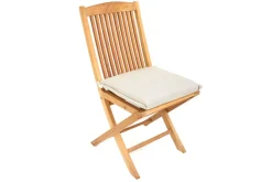 Riess-Ambiente Outdoor Kissen > Outdoor Kissen ROG 40x42cm beige Sitzkissen Polster-Auflage für Gartenstuhl