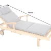Riess-Ambiente Outdoor Kissen > Outdoor Kissen ROG 58x196cm grün Polster-Auflage für Gartenliege