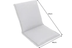 Riess-Ambiente Outdoor Kissen > Outdoor Kissen ROG 46x97cm grün Sitzkissen Polster-Auflage für Niedriglehner