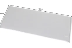 Riess-Ambiente Outdoor Kissen > Outdoor Kissen ROG 45x110cm grün Sitzkissen Polster-Auflage für 2-Sitzer Bank