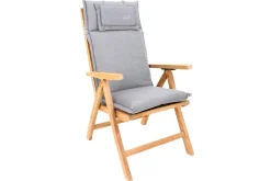 Riess-Ambiente Outdoor Kissen > Outdoor Kissen ROG 46x119cm taupe Sitzkissen Polster-Auflage für Hochlehner
