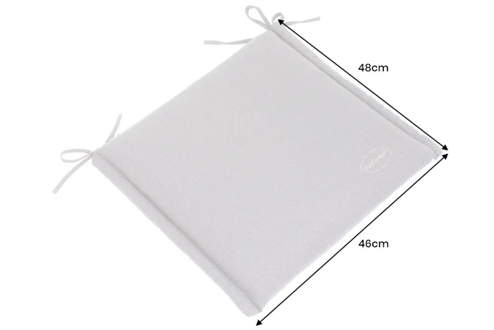 Riess-Ambiente Outdoor Kissen > Outdoor Kissen ROG 46x48cm taupe Sitzkissen Polster-Auflage für Gartenstuhl