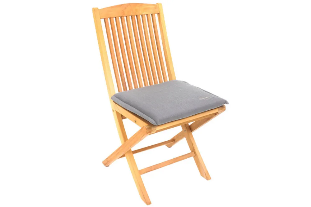 Riess-Ambiente Outdoor Kissen > Outdoor Kissen ROG 40x42cm taupe Sitzkissen Polster-Auflage für Gartenstuhl