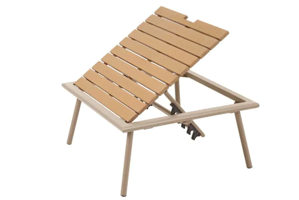 Riess-Ambiente Sitzgruppen > Outdoor Lounge Sitzgruppe MOBILE MODULAR greige mit Tisch wetterfest