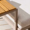 Riess-Ambiente Sitzgruppen > Outdoor Lounge Sitzgruppe MOBILE MODULAR 240cm champagner greige inkl. Kissen