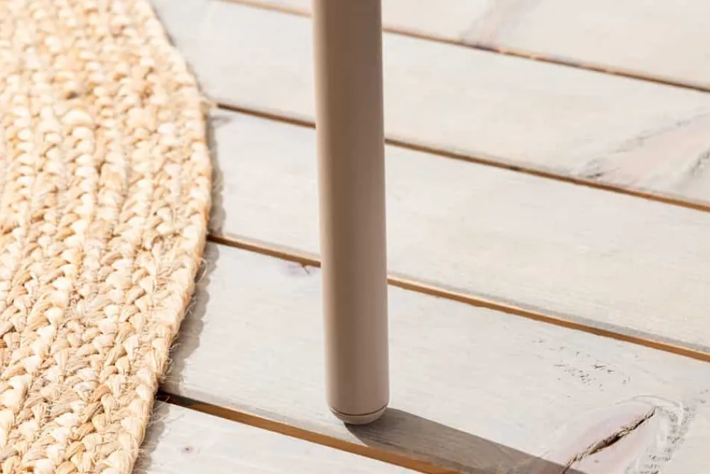 Riess-Ambiente Sitzgruppen > Outdoor Lounge Sitzgruppe MOBILE MODULAR 240cm champagner greige inkl. Kissen