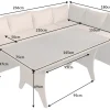 Riess-Ambiente Sitzgruppen > Outdoor Sitzgruppe MONACO 240cm natur Polyrattan Gartenmöbel-Set Ecklounge wetterfest