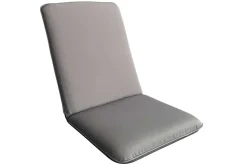 Riess-Ambiente Skandinavisch|Outdoor Kissen > Outdoor Sitzkissen COMFORT LINE 50x100cm anthrazit für Niedriglehner-Stuhl Polsterauflage
