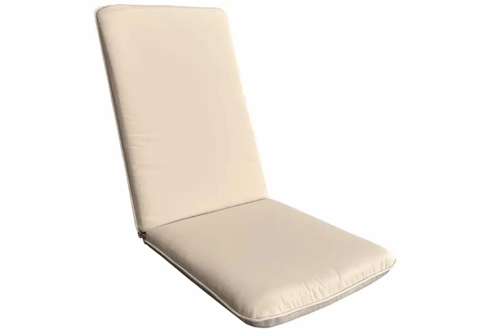 Riess-Ambiente Skandinavisch|Outdoor Kissen > Outdoor Sitzkissen COMFORT LINE 50x122cm beige für Hochlehner-Stuhl Polsterauflage