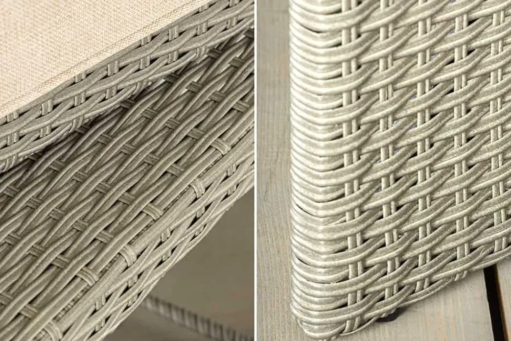 Riess-Ambiente Sonneninseln > Outdoor Sonneninsel PLAYA LIVING 165cm natur Polyrattan Aluminium inklusive Kissen wetterfest
