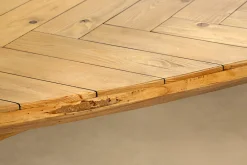 Riess-Ambiente Mehr...|Massivholzesstische > Ovaler Esstisch WOOD SCULPTURE 240cm natur Pinienholz recycelt Sterngestell