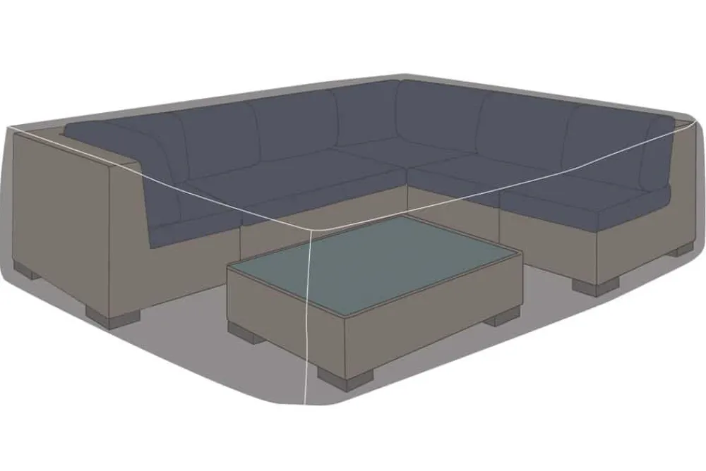 Riess-Ambiente Sitzgruppen|Schutzhauben > Quadratische Schutzhaube PRESTIGE PROTECT 180cm anthrazit Sitzgruppe wetterfest
